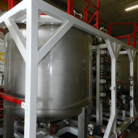 Image of Gravel Blender. These systems are available in fully automated, PLC Controlled Ground Handling Systems (GHS) for the efficient delivery of tubulars. They also feature Robotic Pipe Handlers to enhance safety and efficiency when handling tubing.