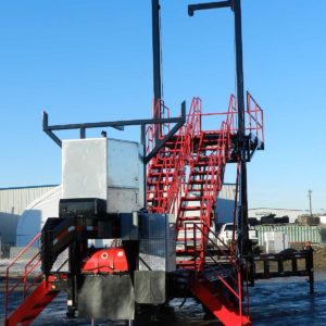 Image of a Safety Work Platform, a raised structure or platform designed to provide a safe and stable surface for workers to perform tasks at elevated heights.