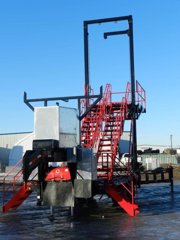 Image of a Safety Work Platform, a raised structure or platform designed to provide a safe and stable surface for workers to perform tasks at elevated heights.