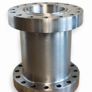 Image of drilling spools, essential components in oil and gas drilling equipment, used for connecting and controlling the flow of drilling fluids and wellbore pressure.