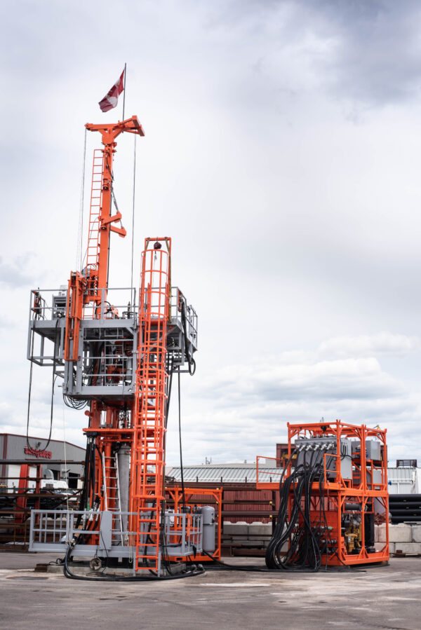 Image of a 2021 HWO 340k Snubbing Unit used in the oil and gas industry for well intervention and drilling operations.